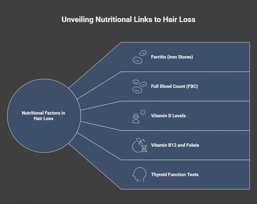 Common Blood Tests Linked to Nutrition & Hair Loss