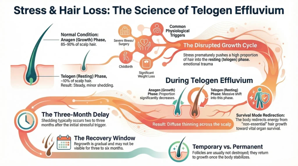 Stress & Hair Loss Science